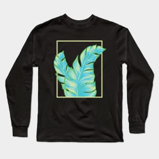 Tropical Leaves Long Sleeve T-Shirt